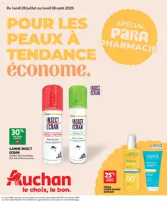 Aperçu Auchan - Pour les peaux à tendance économe valable à partir du 28/07/2025