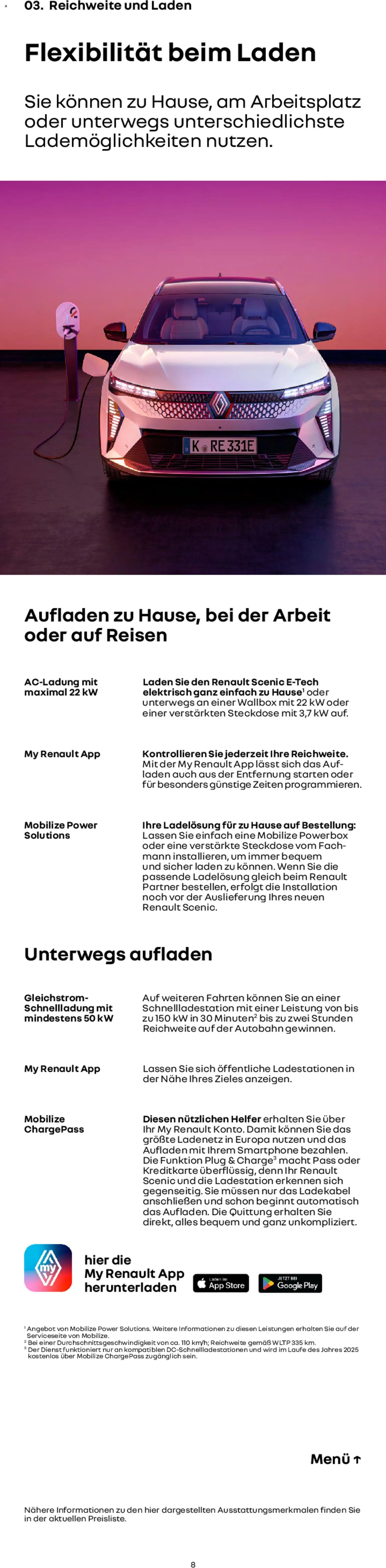 Renault Scenic E-Tech - Seite 8 - gültig ab 15.01.2026