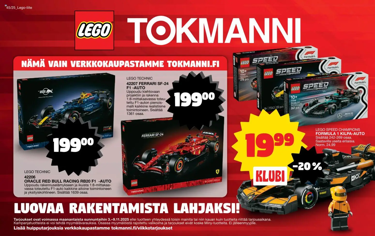 Tokmanni - Lego-liite - sivu 1- voimassa alkaen 03/11/2025