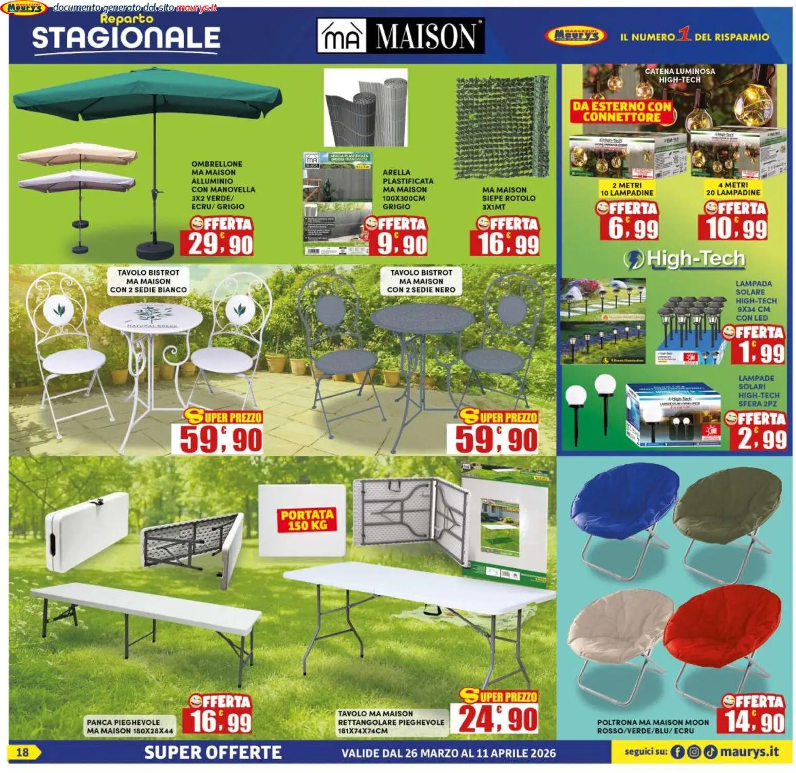 Maury's volantino - pagina 18 - valido dal 26/03/2026