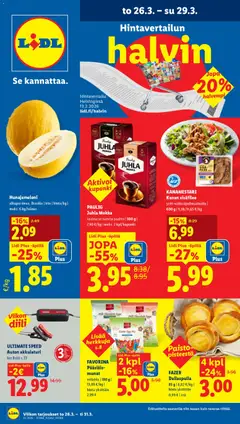 Esikatselu Lidl tarjoukset voimassa alkaen 26/03/2026