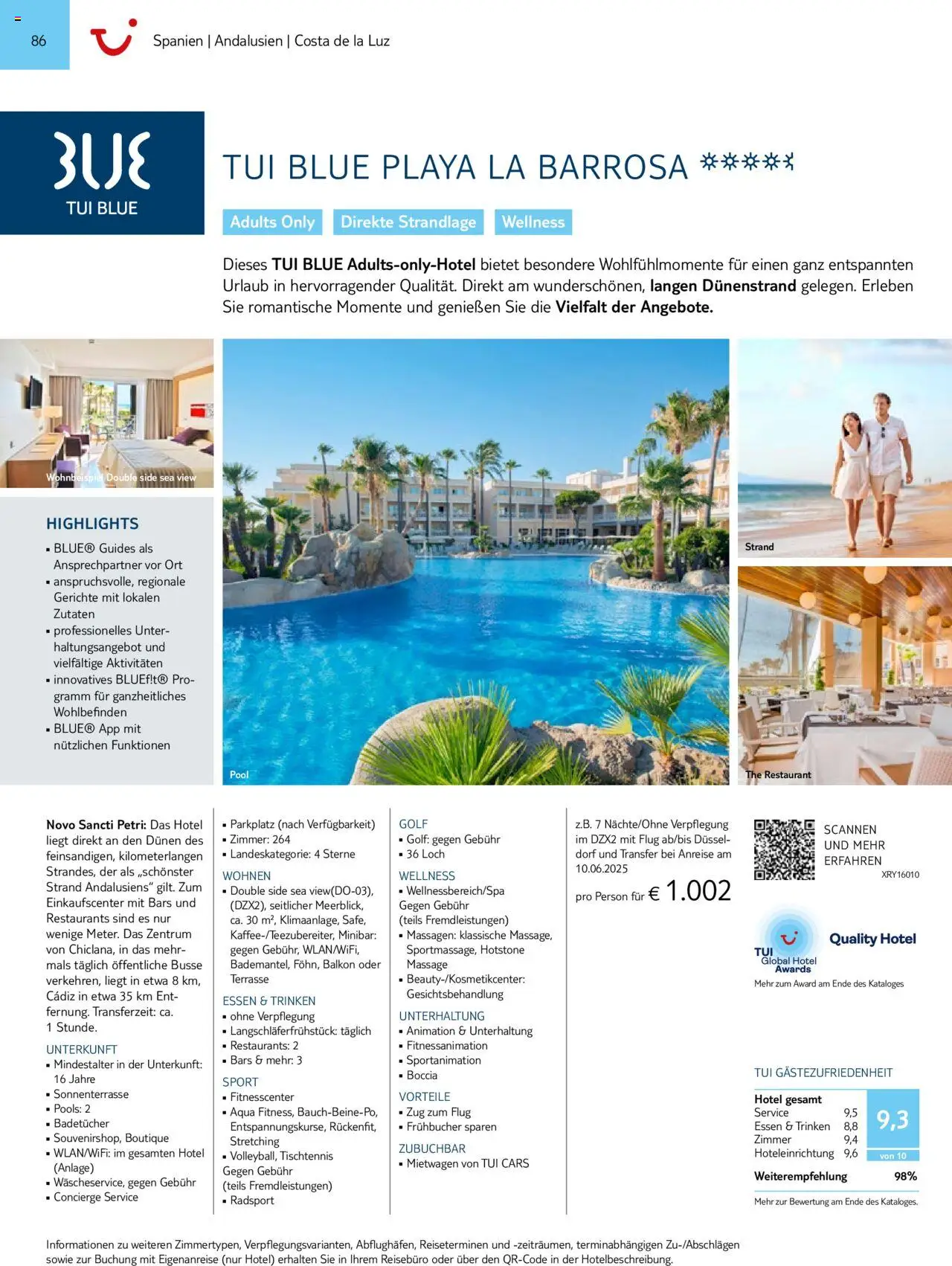 TUI  Südeuropa & Nordafrika 2025/26 - Seite 86 - gültig ab 01.01.2025
