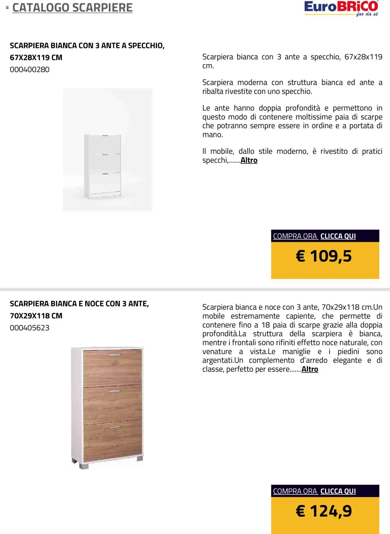 Eurobrico Scarpiere catalogo - pagina 40 - valido dal 23/07/2025