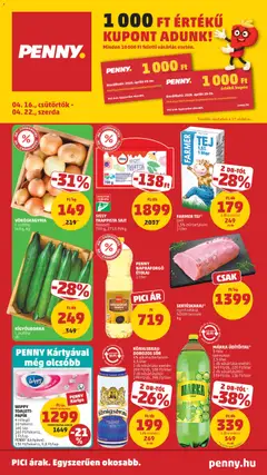 Előnézet PENNY akciós újság érvényes 2026.04.16.-tól