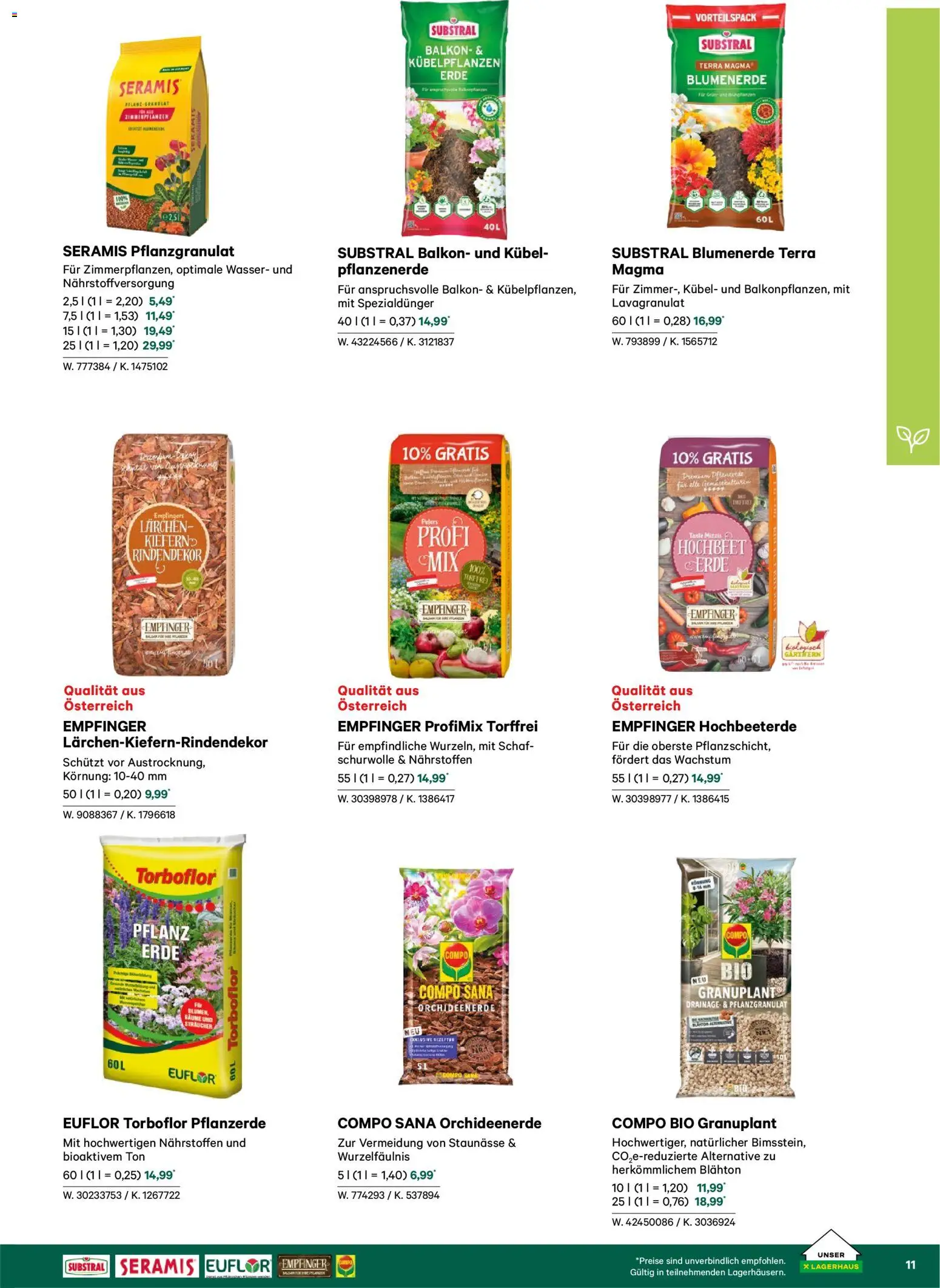 Lagerhaus  Garten und Freizeit Katalog 2026 - page 11- valid from 22.02.2026