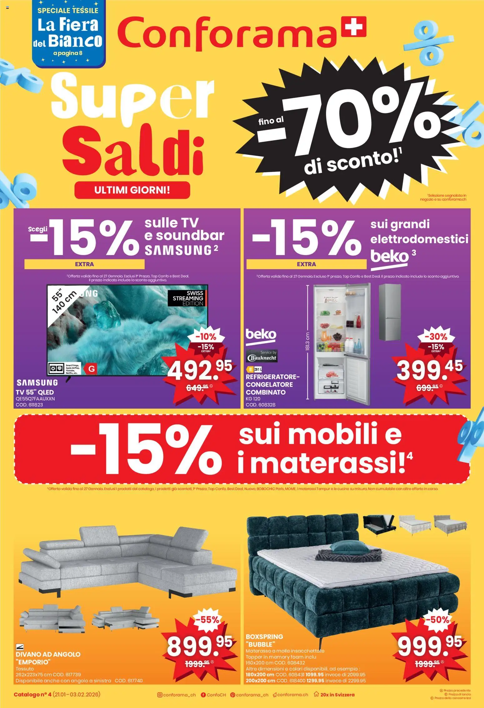 Conforama Aktionen IT - Seite 1- gültig ab 21.01.2026