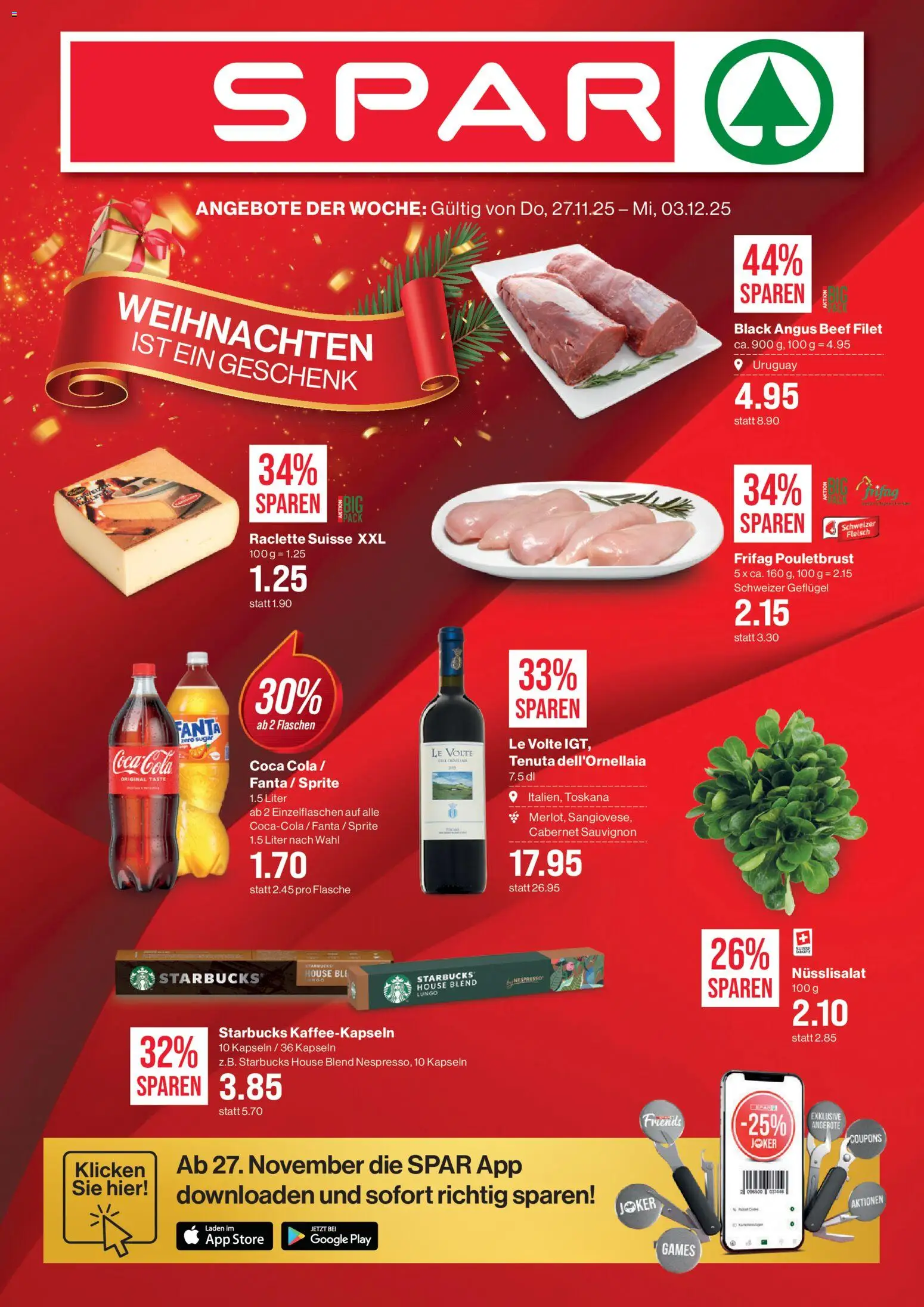 SPAR - Black Friday - Seite 1- gültig ab 27.11.2025