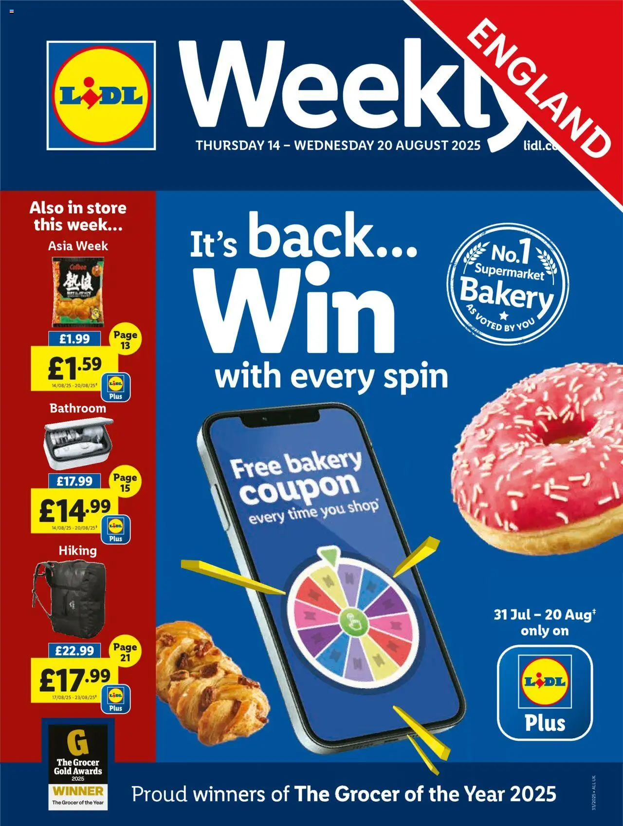 Lidl - Lidl Weekly - page 1- valid from 14/08/2025
