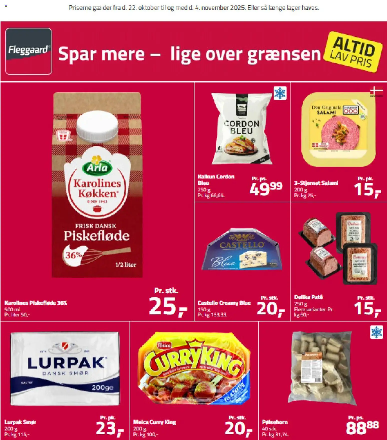 Fleggaard - Altid Lav Pris - side 1- gyldig fra 22/10/2025