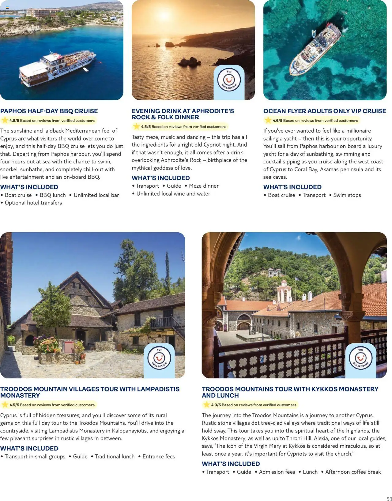 TUI - Destination experiences - page 53- valid from 01/01/2025