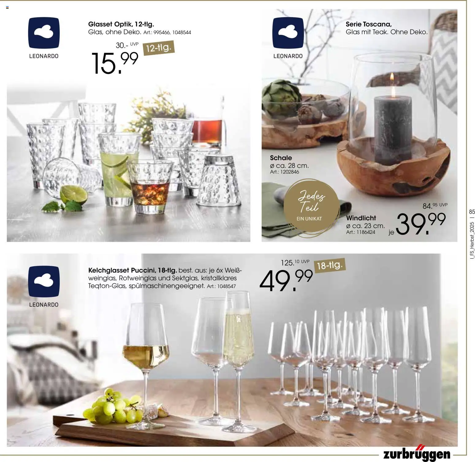 Zurbrüggen Trend-Journal Herbst - Seite 85 - gültig ab 21.10.2025