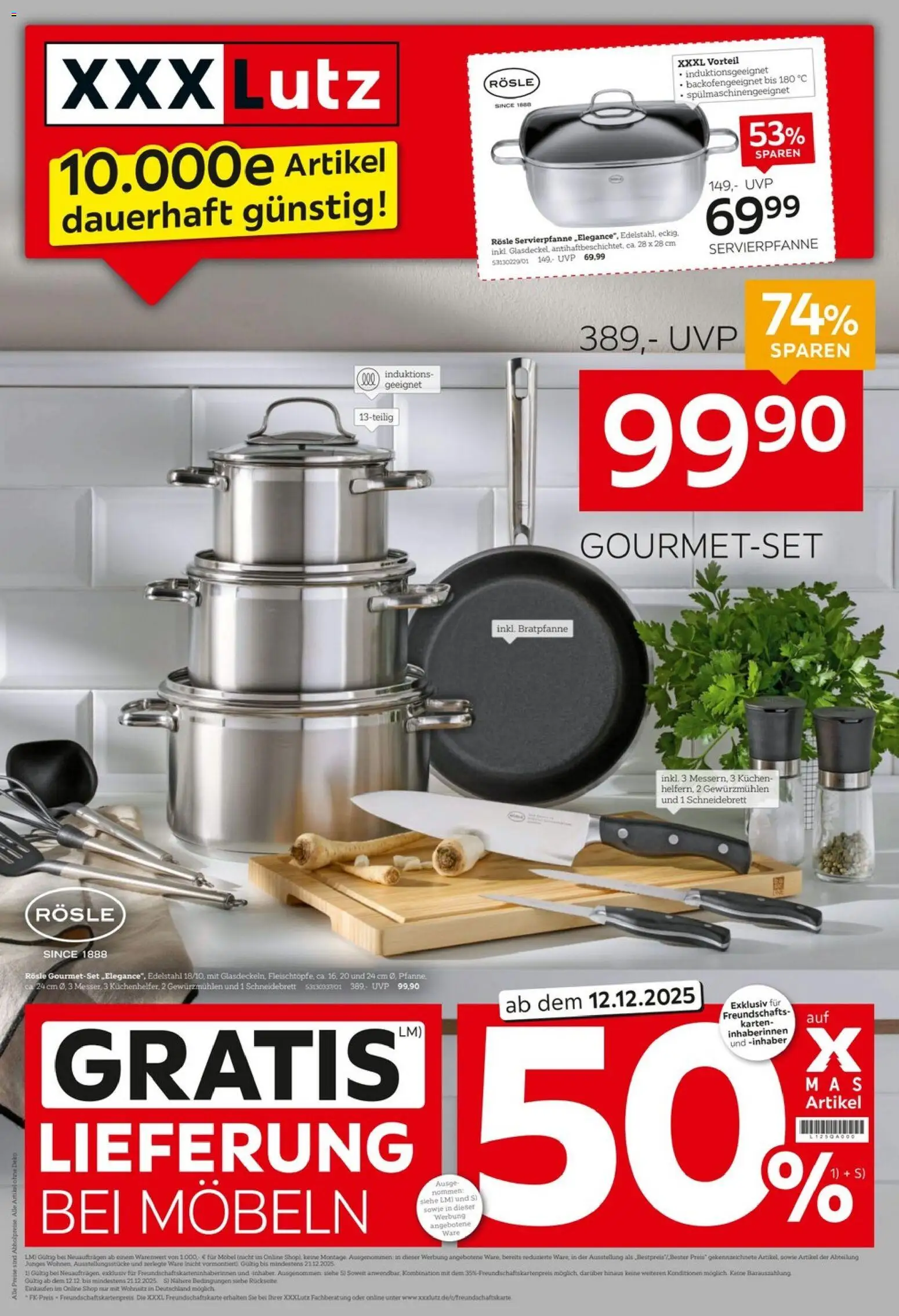 XXXL Lutz Wohnaccessoires - Seite 1 - gültig ab 07.12.2025