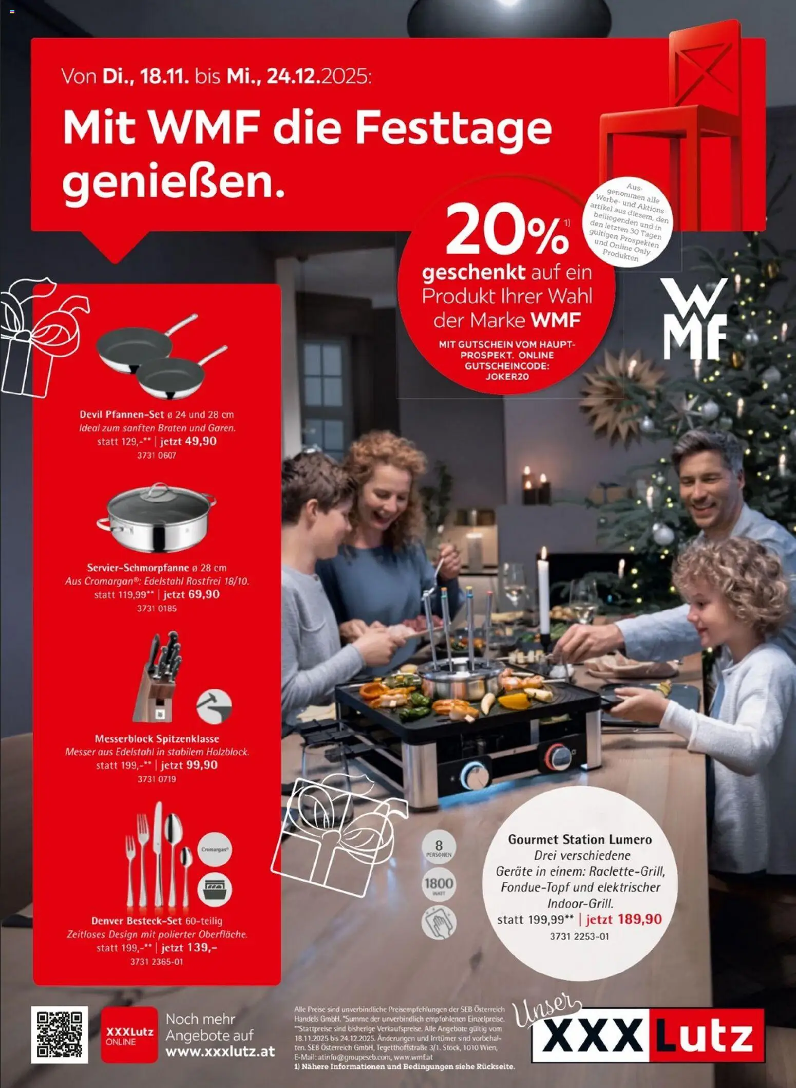 XXXLutz Mit VMF die Festtage genießen - Seite 1- gültig ab 18.11.2025