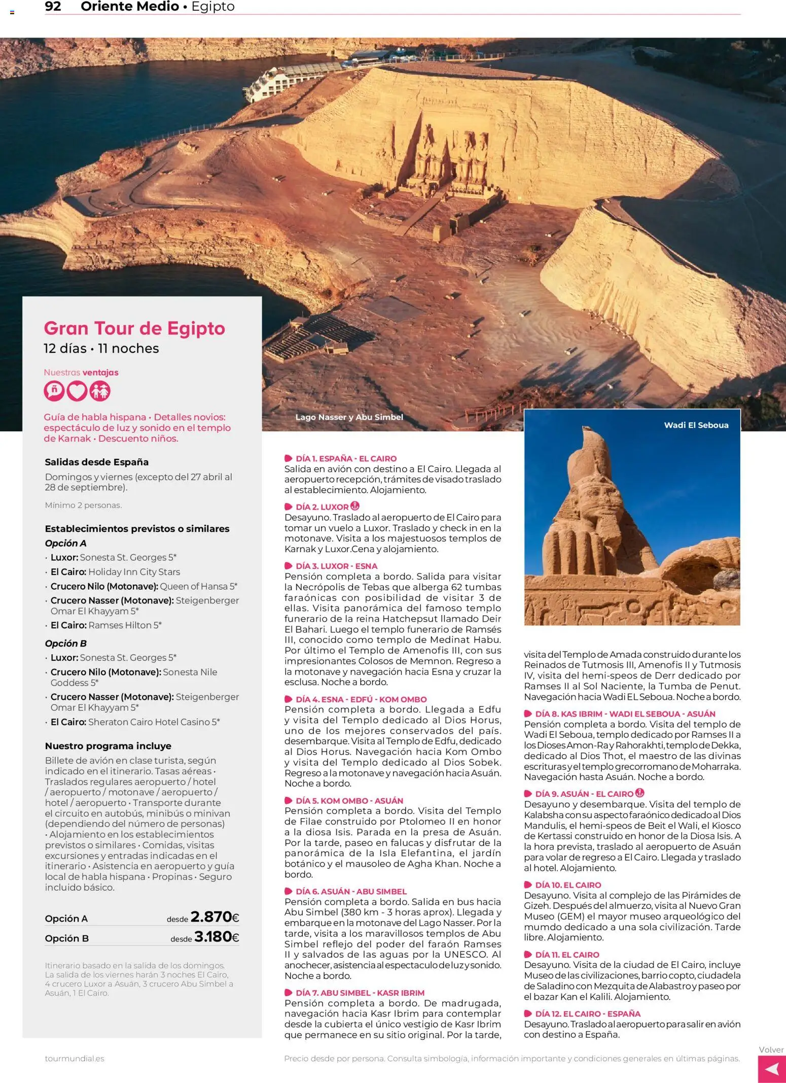 Viajes El Corte Inglés Africa y Oriente Medio - Página de 92 - Válido desde 01/01/2026