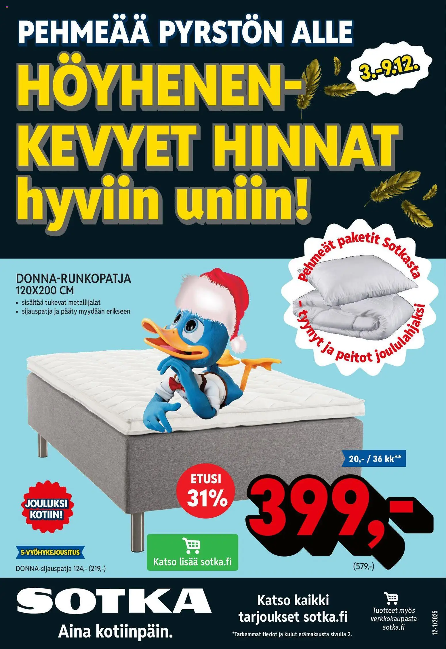 Sotka tarjoukset - sivu 1- voimassa alkaen 03/12/2025