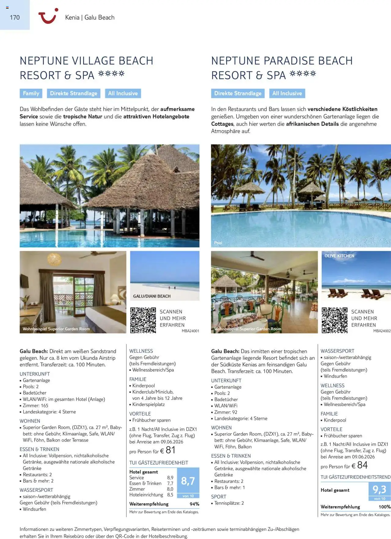 TUI Prospekt  Asien, Afrika, Orient & Indischer Ozean 2025/26 	 - Seite 170 - gültig ab 01.11.2025