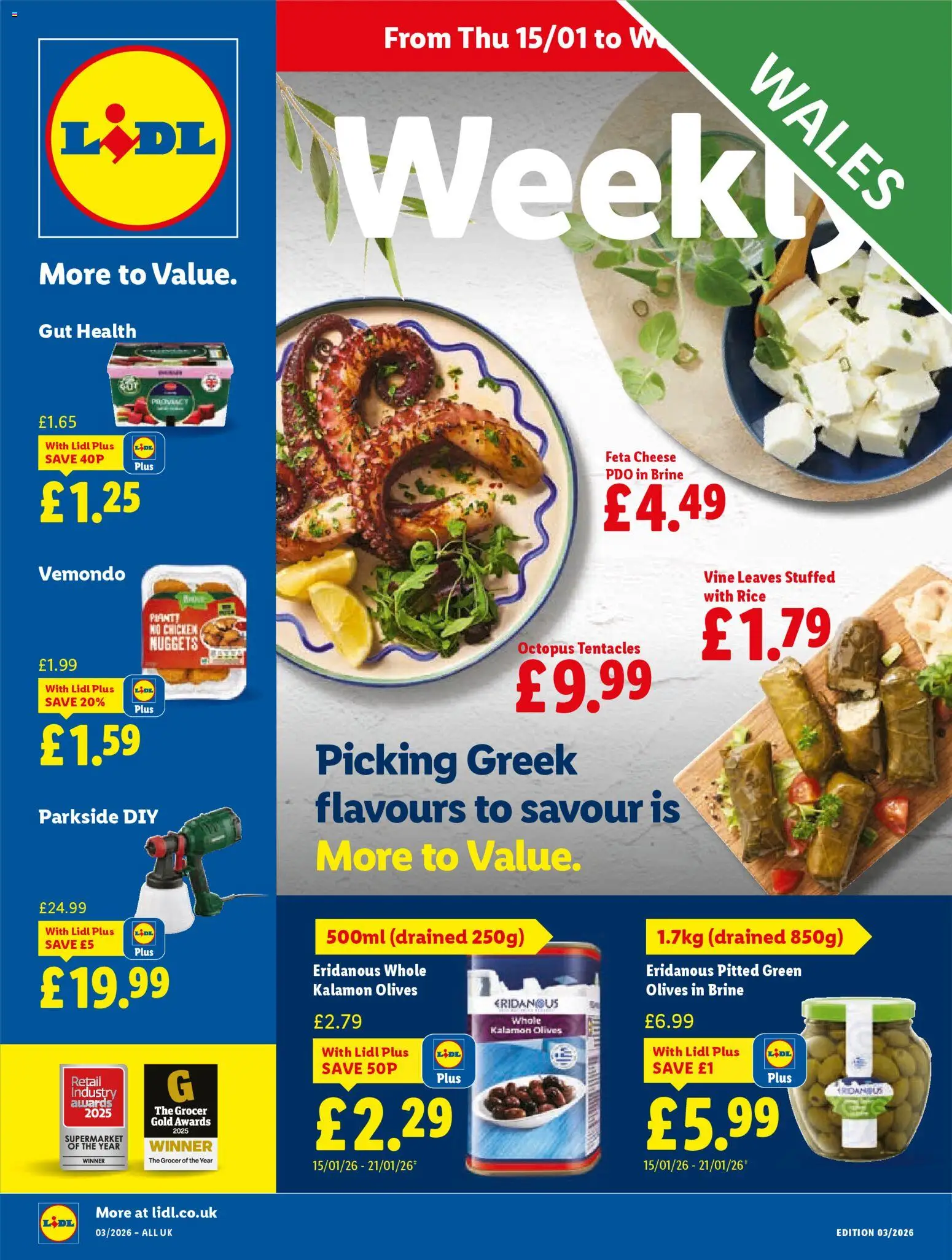 Lidl - Lidl Weekly Wales - page 1- valid from 15/01/2026