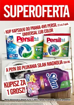 Podgląd Prim Market Promocja - Kup Kapsułki Do Prania Persil A Płyn Do Płukania Silan Kupisz Za 1 Grosz ważny od 14.11.2025