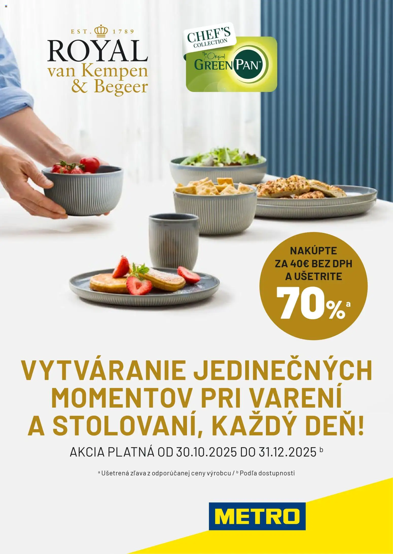 Metro Royal - vernostný program - strana 1- platný od 30.10.2025