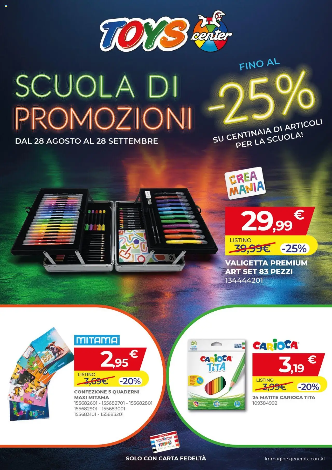 Volantino Toys Center	 - pagina 1 - valido dal 28/08/2025