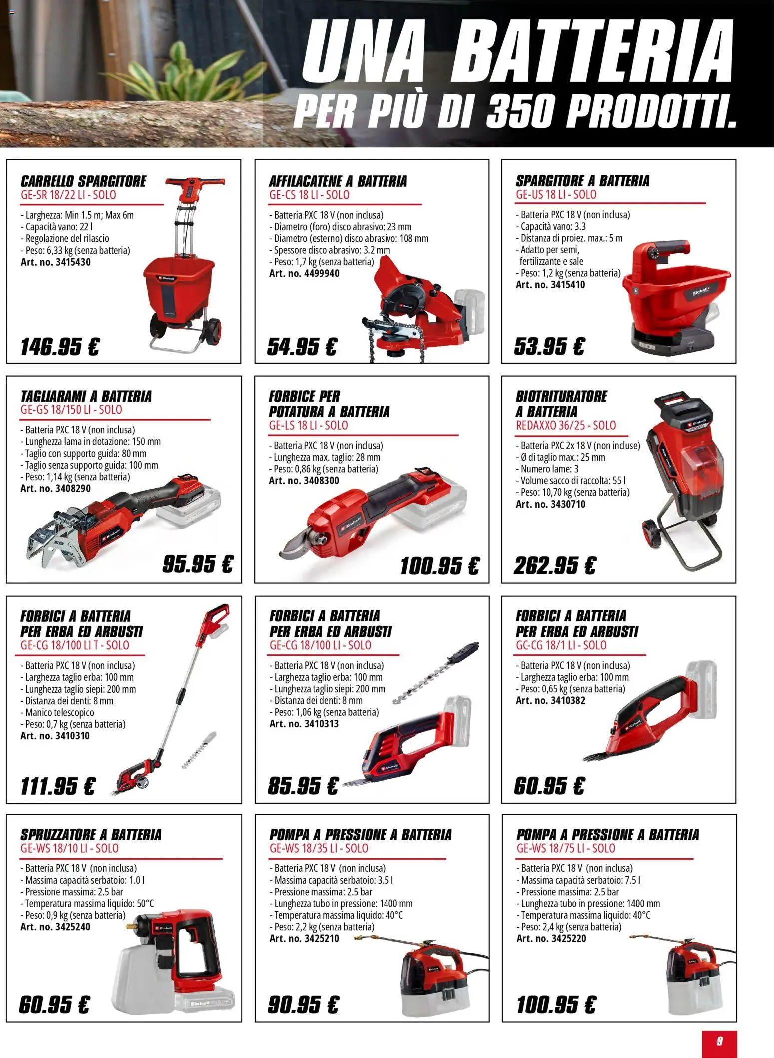 Volantino Einhell	 - pagina 9 - valido dal 02/02/2026
