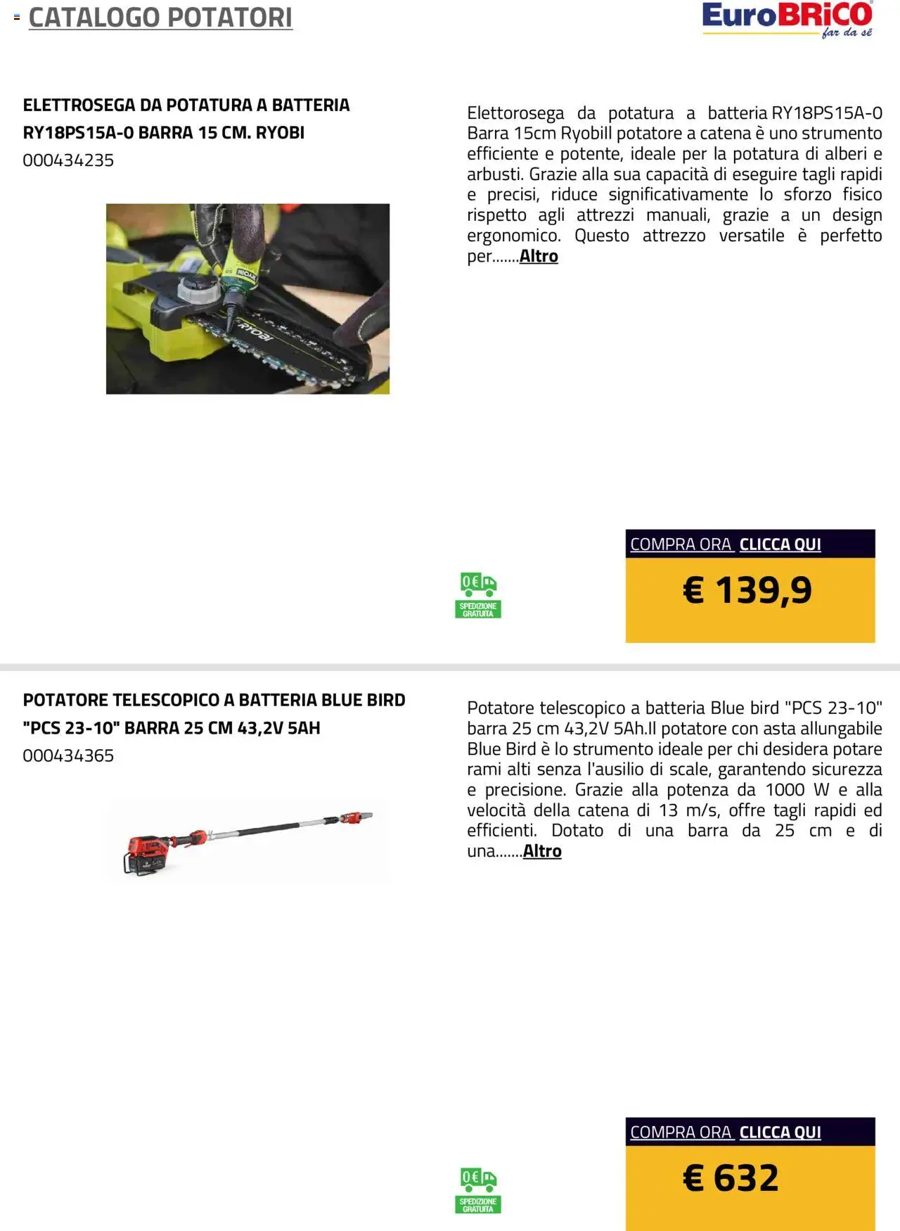 Eurobrico Potatori catalogo - pagina 33 - valido dal 23/07/2025