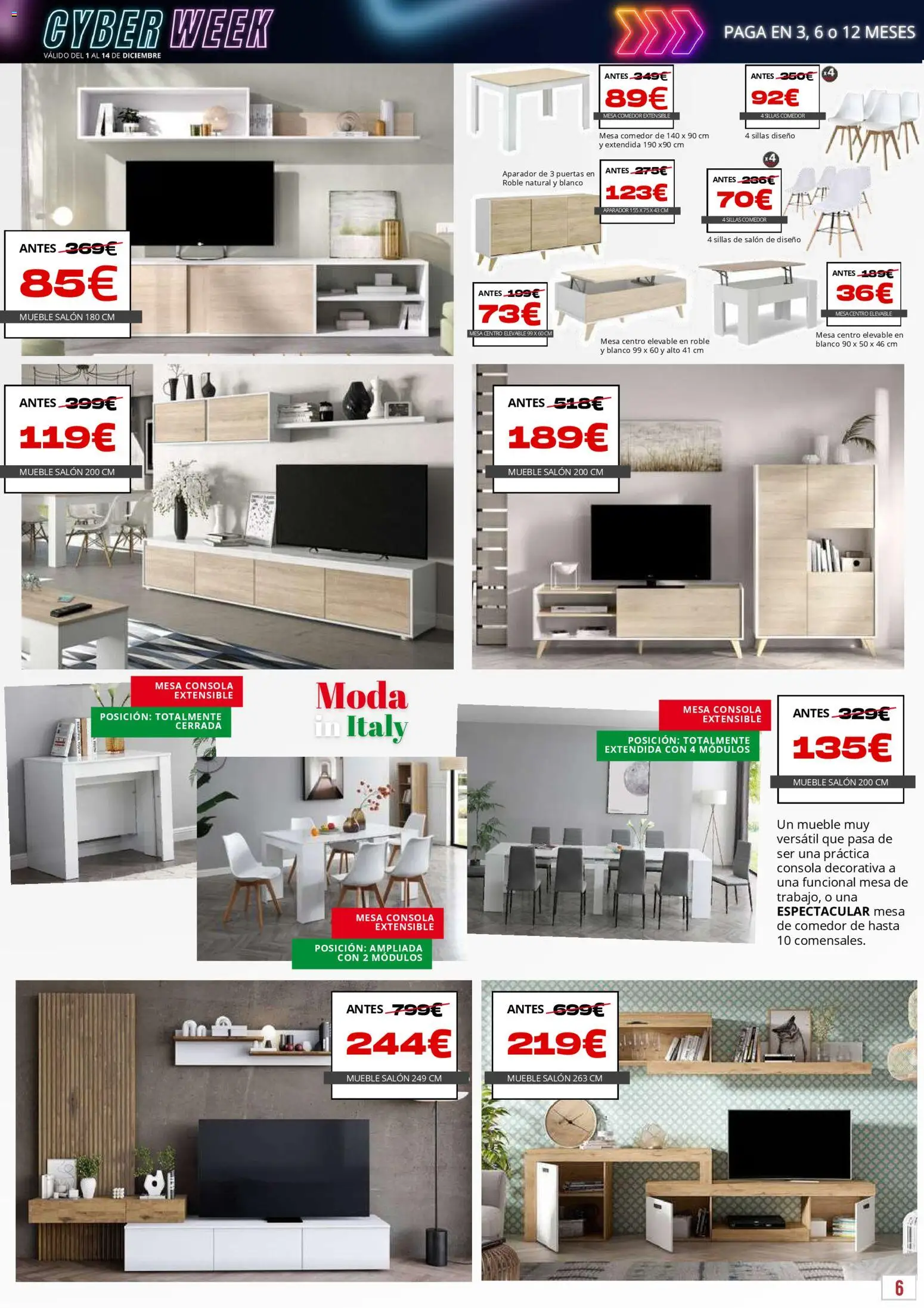 Atrapa Muebles - folleto - Página de 6 - Válido desde 01/12/2025
