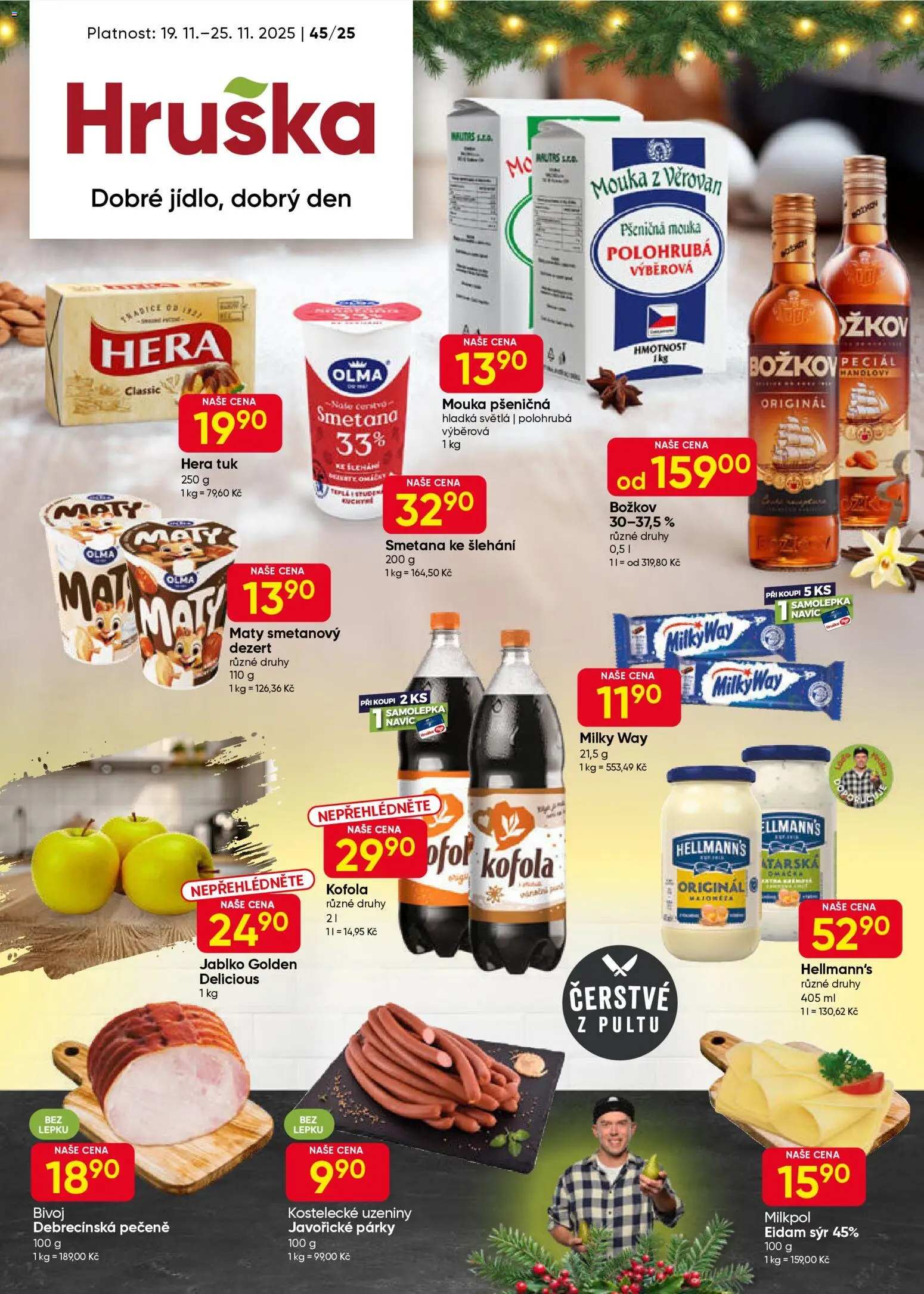 Hruška leták - strana 1- platný od 19.11.2025