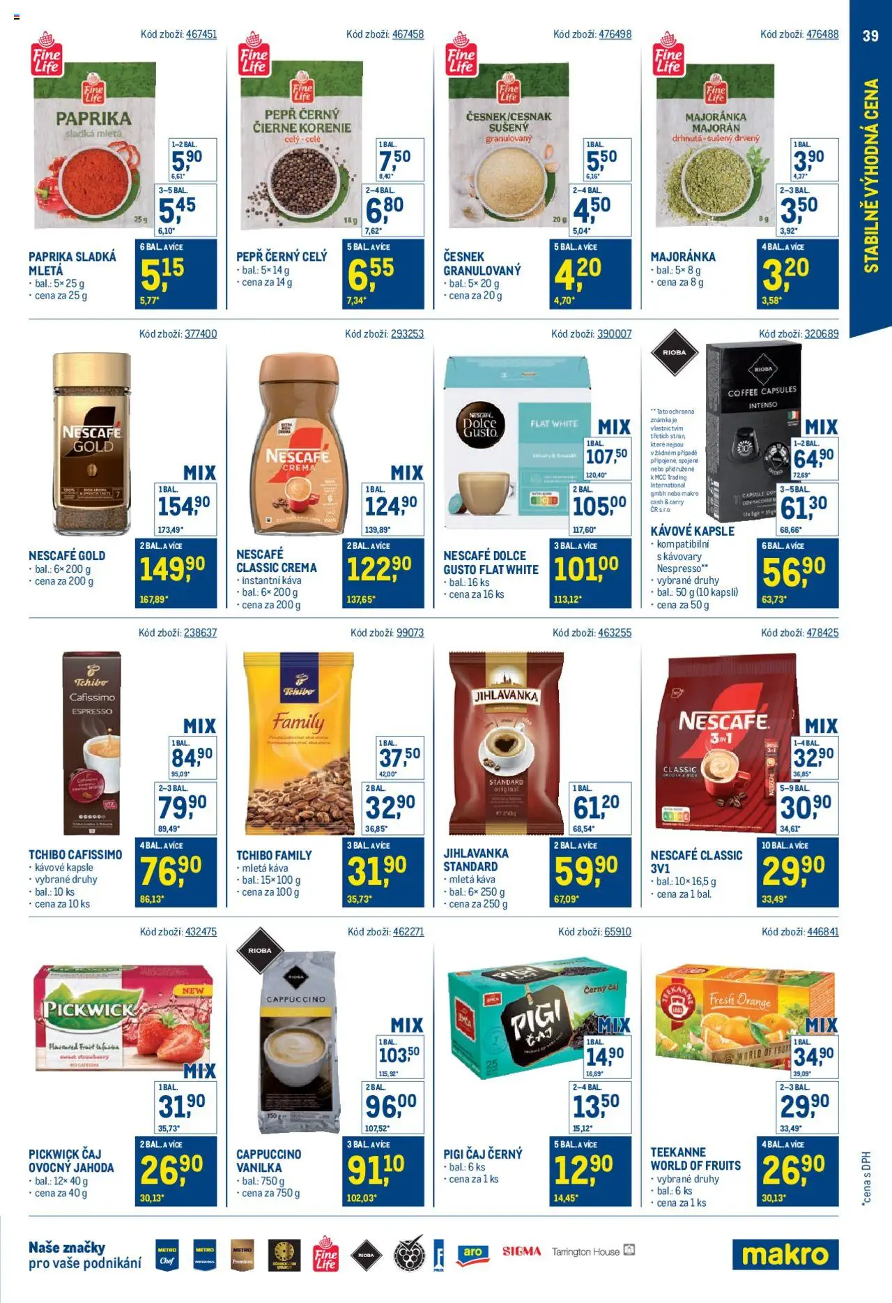 Makro leták - Stabilně výhodná cena - maloobchod - strana 39- platný od 21.05.2025