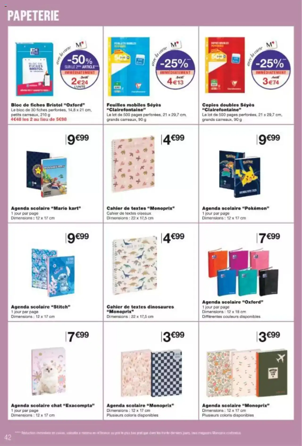 Monoprix catalogue - page 42 - valable à partir du 15/07/2025