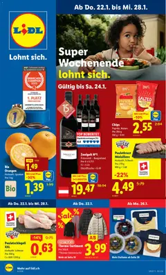 Vorschau Lidl Aktionen gültig ab 22.01.2026