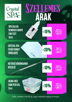 Előnézet Crystal Nails Szellemes árak érvényes 2025.10.01.-tól