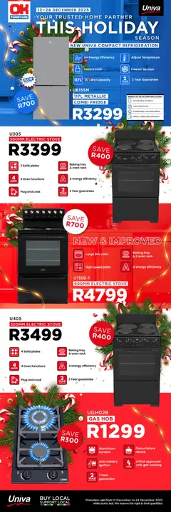 Preview OK Furniture - Univa Holiday Season valid from 13/12/2025