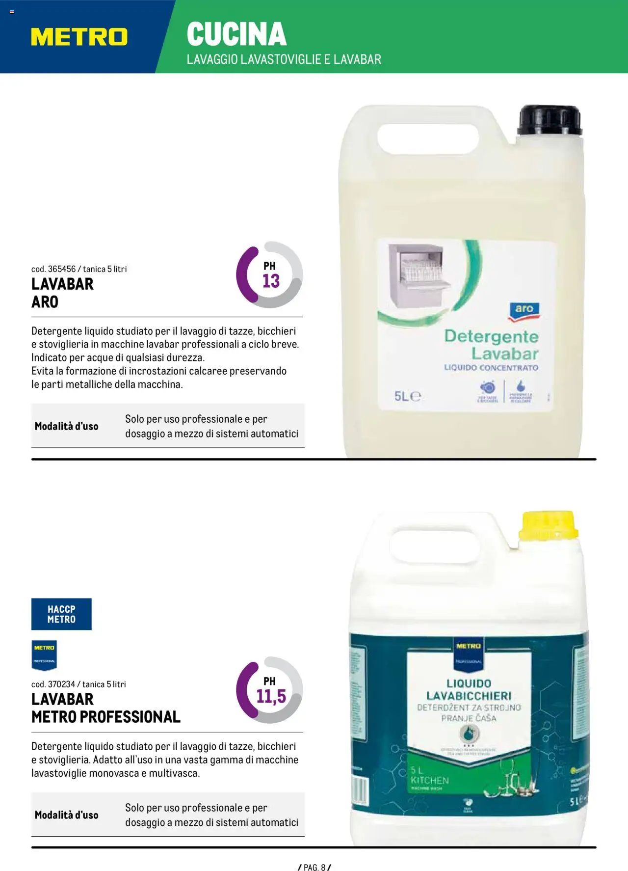 Metro Detergenza Professionale catalogo - pagina 8 - valido dal 11/09/2025