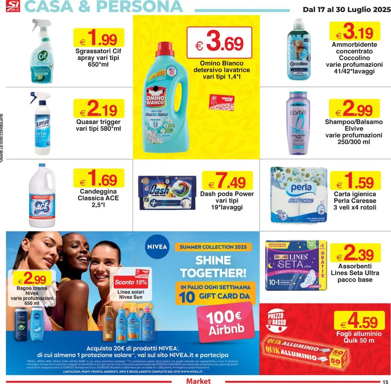 Sì con Te	Market catalogo - pagina 15 - valido dal 17/07/2025