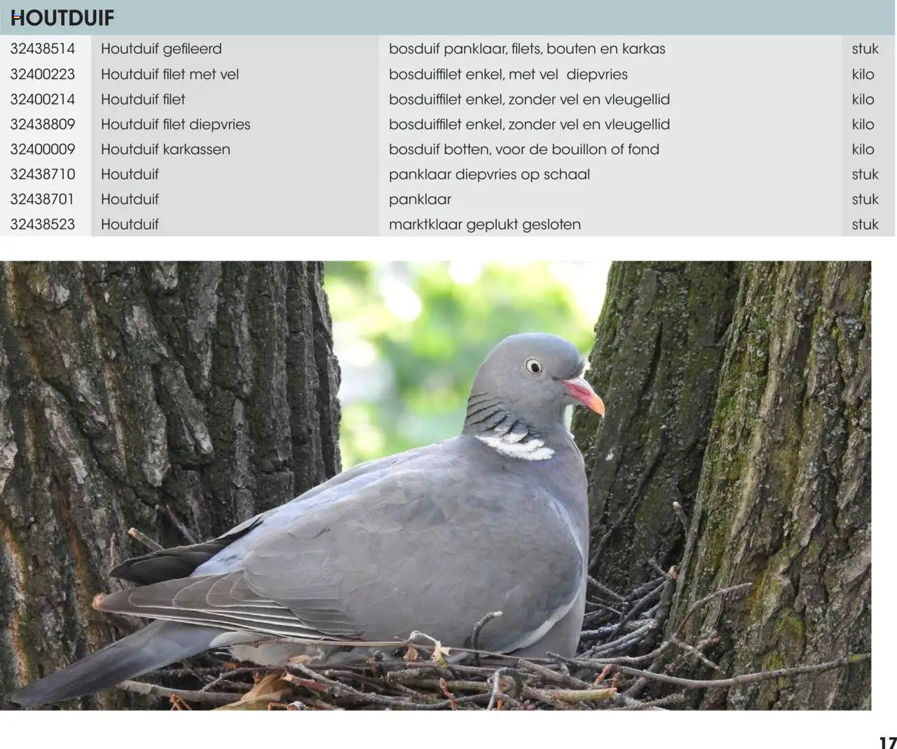 Hanos - Wildbrochure 2025/2026 - page 17- valid from 05-10-2025