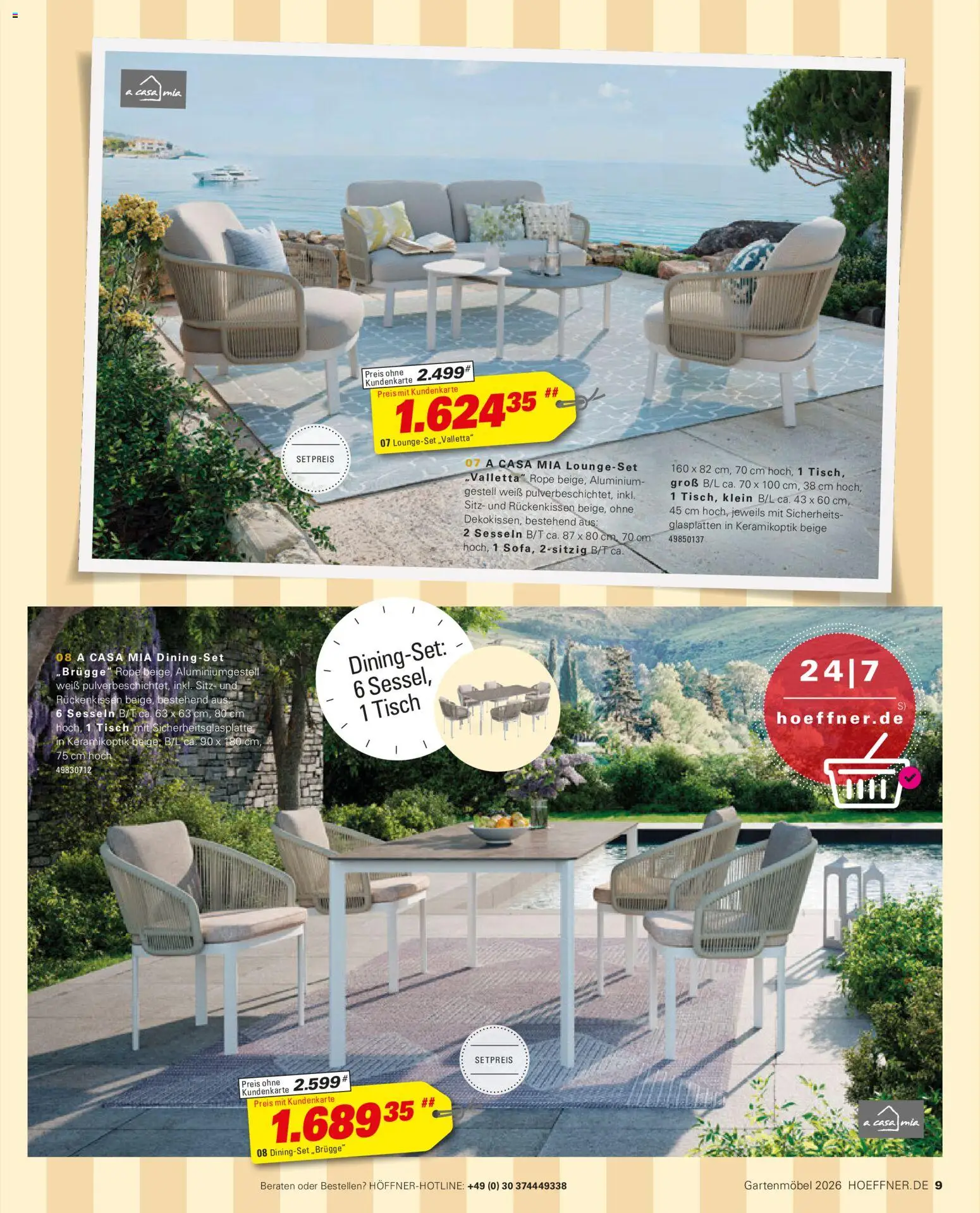 Höffner Prospekt Gartenmöbel - Seite 9 - gültig ab 27.03.2026