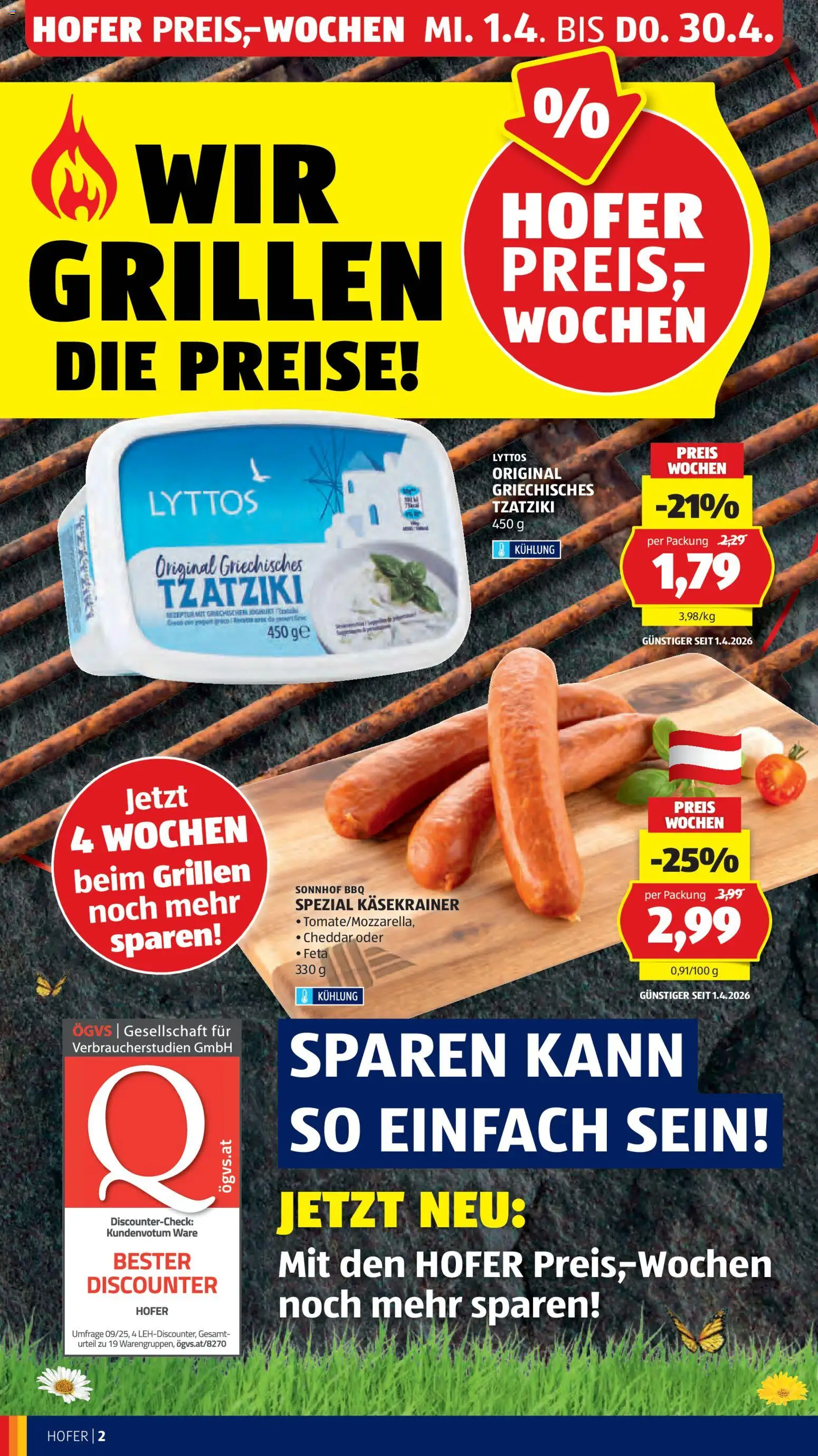 Hofer Flugblatt - page 4- valid from 01.04.2026