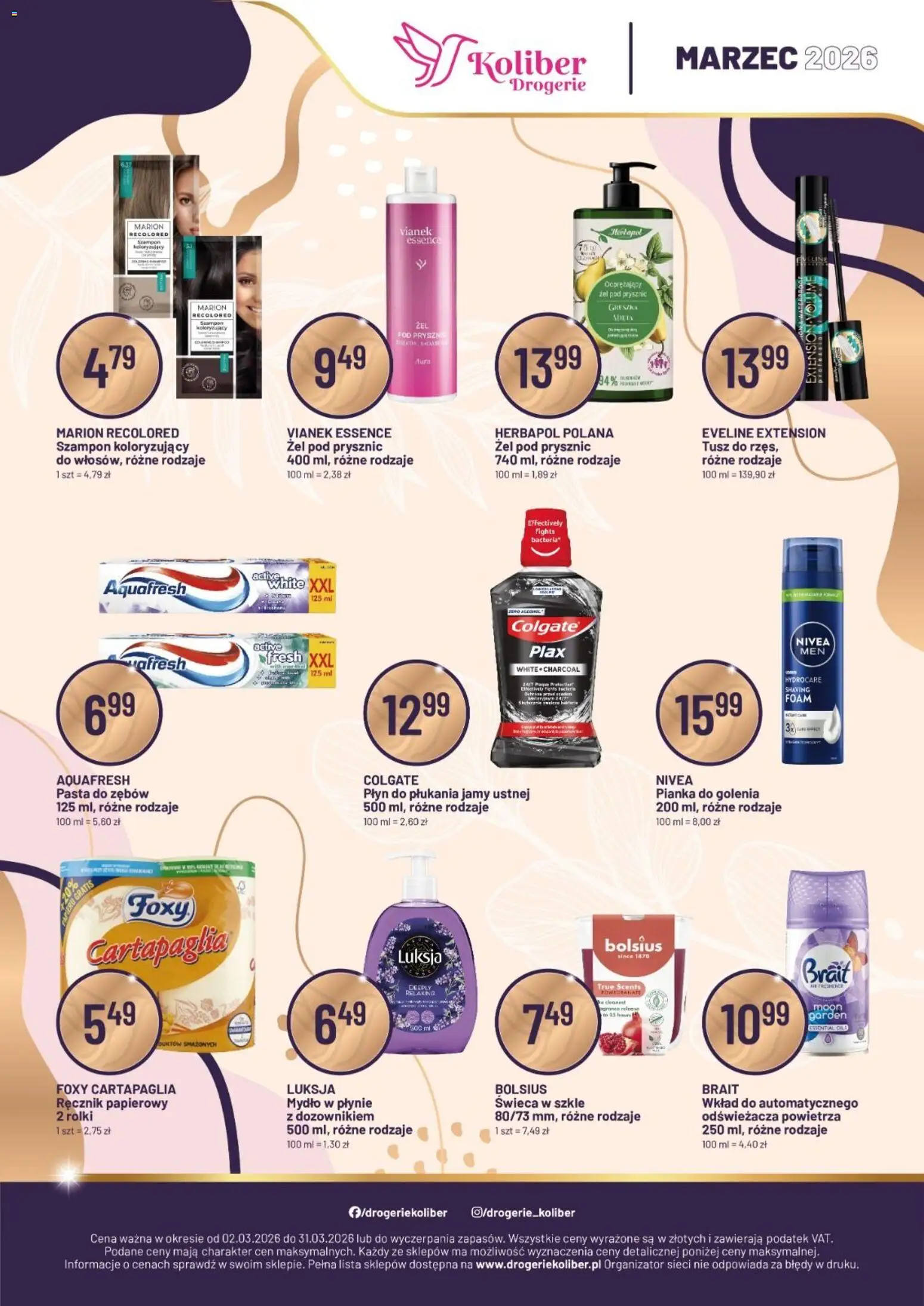 Koliber gazetka - Plakat - strona 1- ważny od 02.03.2026