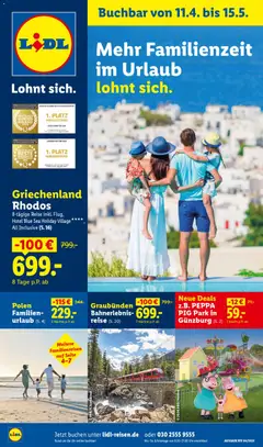 Vorschau Lidl Reisen Prospekt 	 gültig ab 11.04.2026