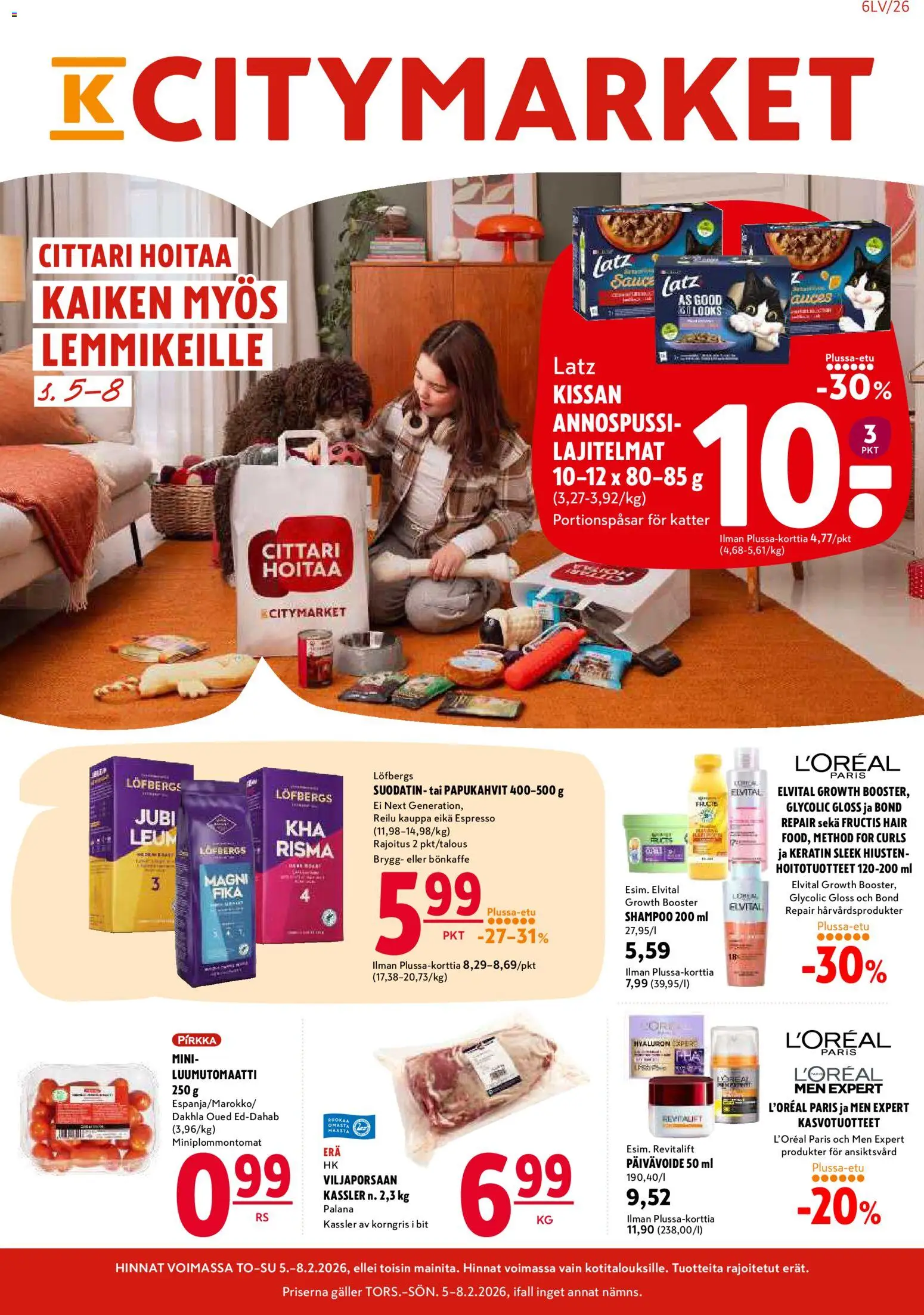 K-Citymarket tarjoukset - sivu 1- voimassa alkaen 05/02/2026