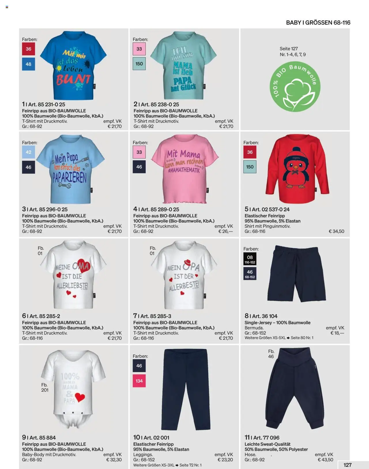 Trigema Prospekt 	 - Seite 127 - gültig ab 01.09.2025