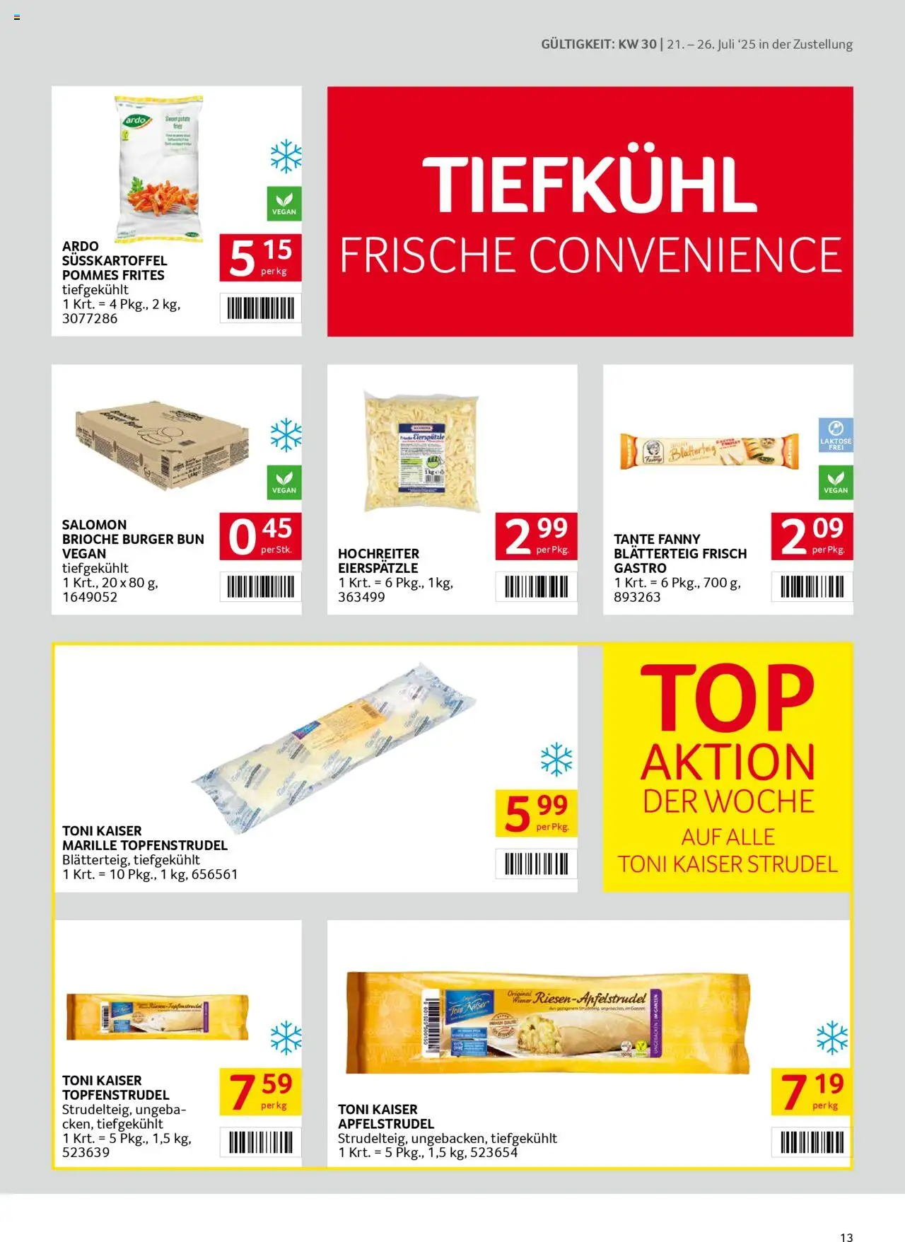 Transgourmet Zustellaktion  - Seite 13- gültig ab 20.07.2025
