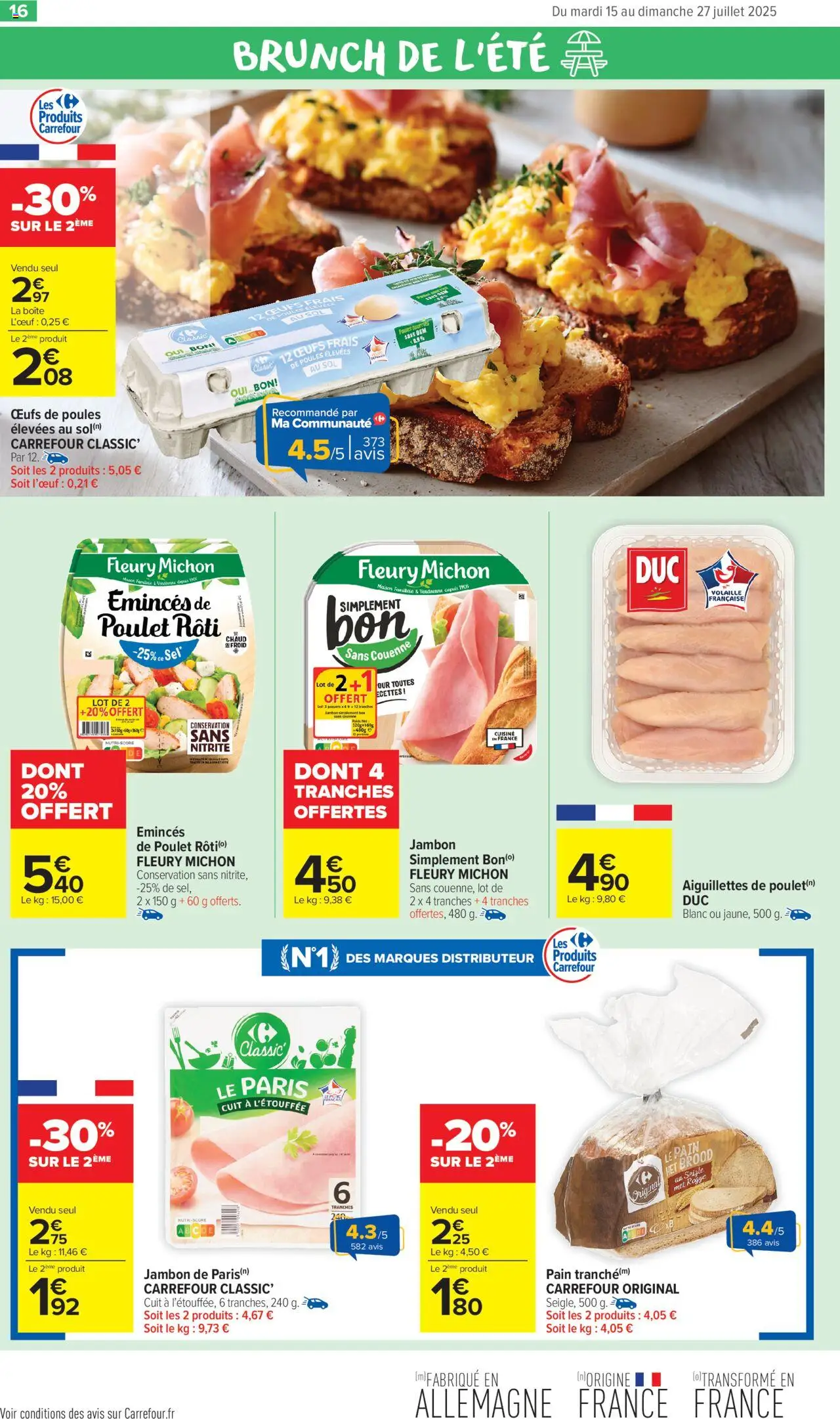Carrefour Market catalogue semaine 29 - page 18 - valable à partir du 15/07/2025