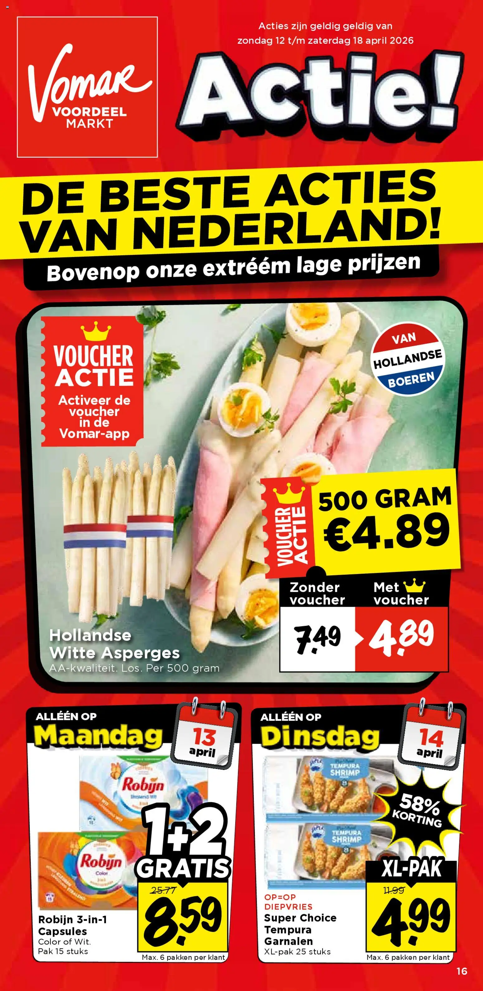 Vomar folder - pagina 1- geldig vanaf 12-04-2026