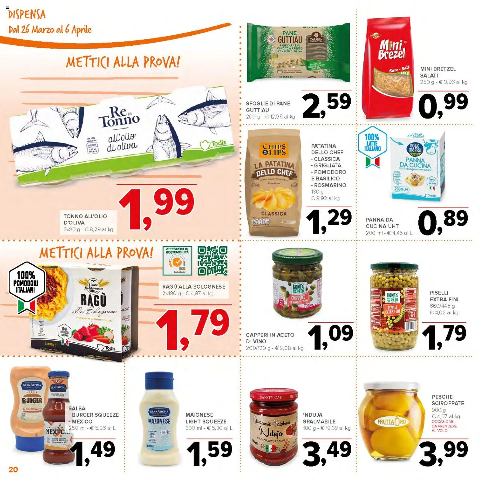 Todis volantino - pagina 20 - valido dal 26/03/2026