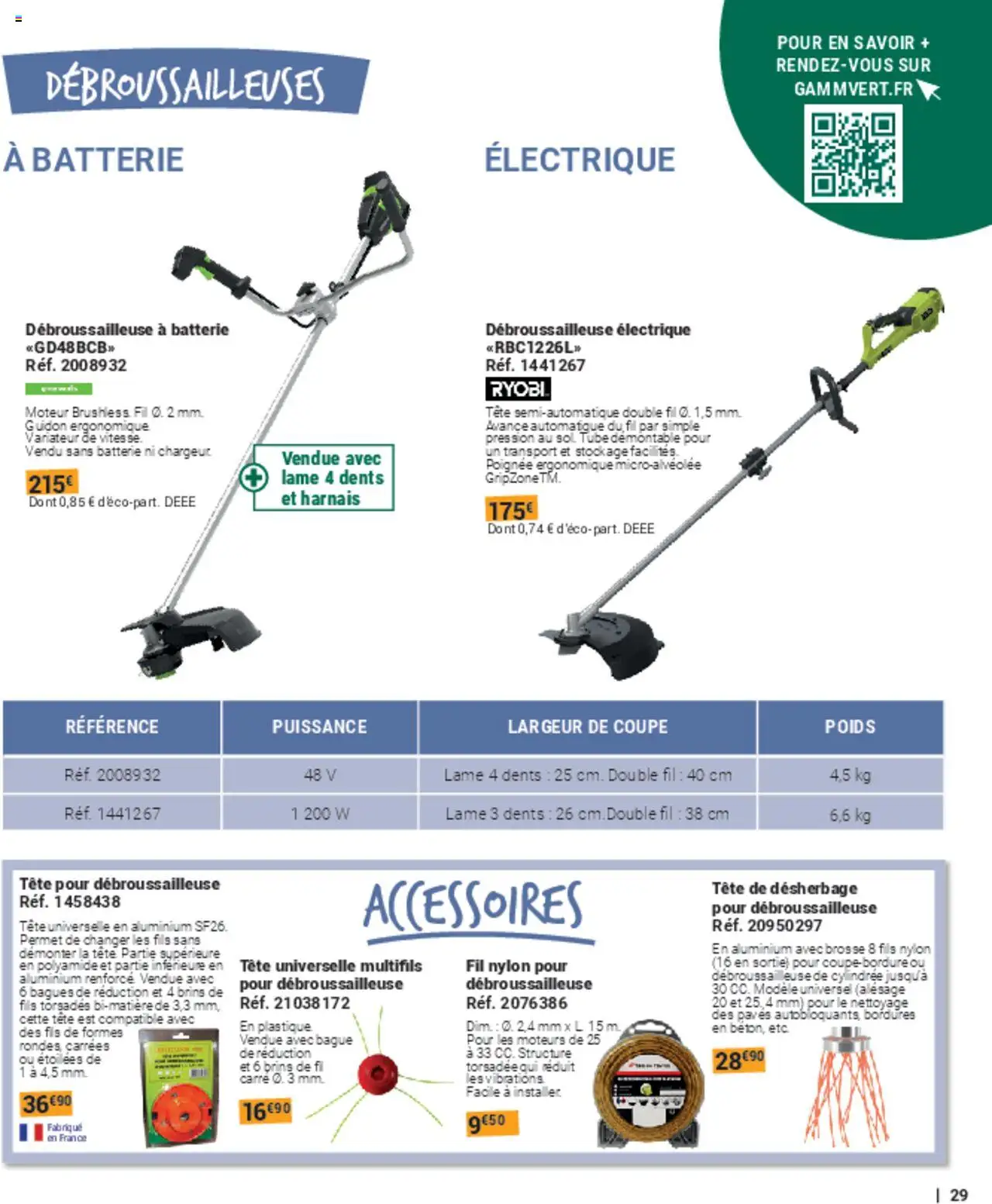 Gamm vert catalogue - page 29 - valable à partir du 05/03/2025