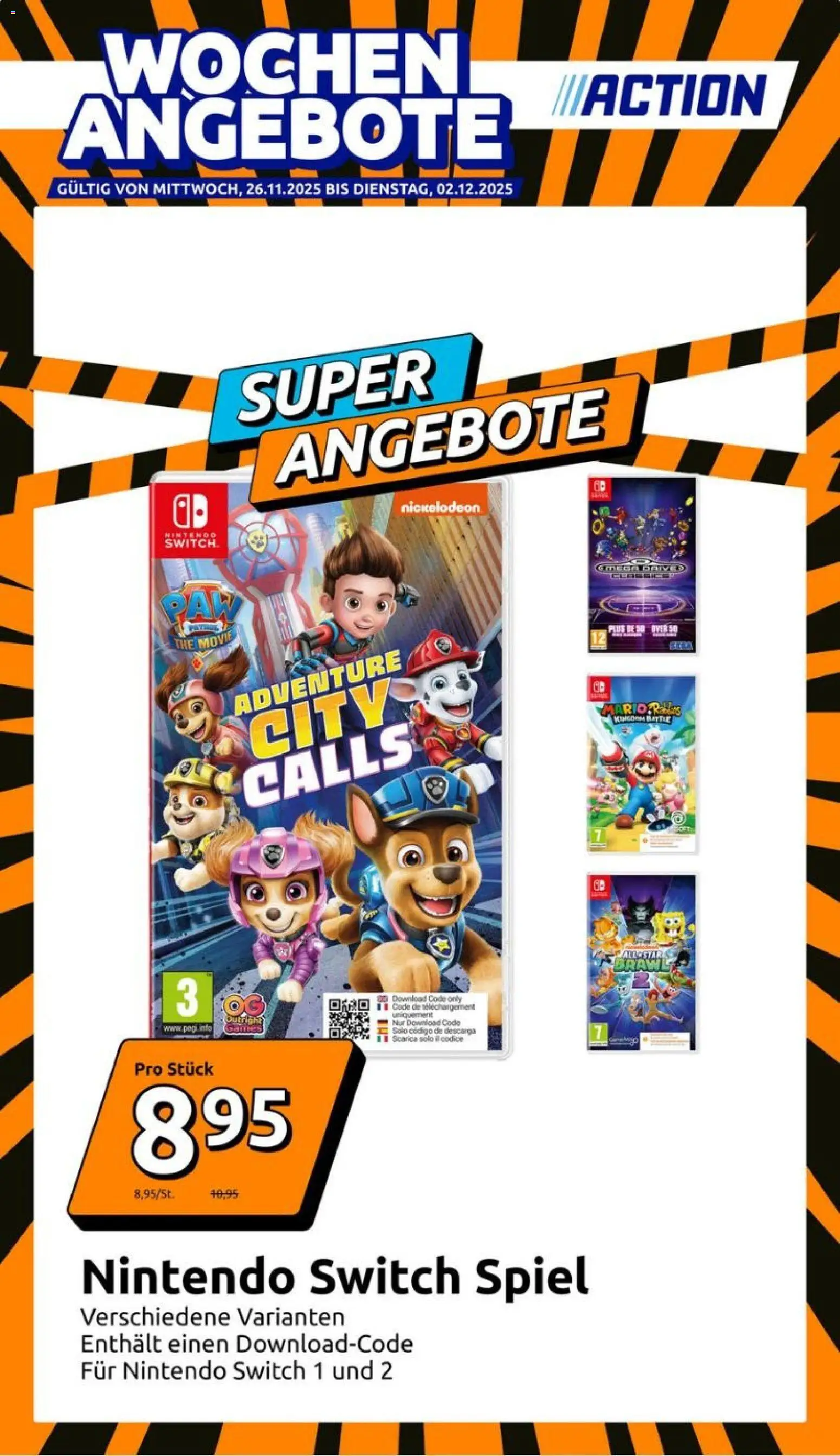 Action Flugblatt - Seite 1- gültig ab 26.11.2025