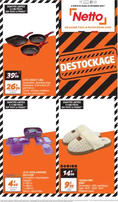 Aperçu Netto catalogue destockage octobre valable à partir du 30/10/2025