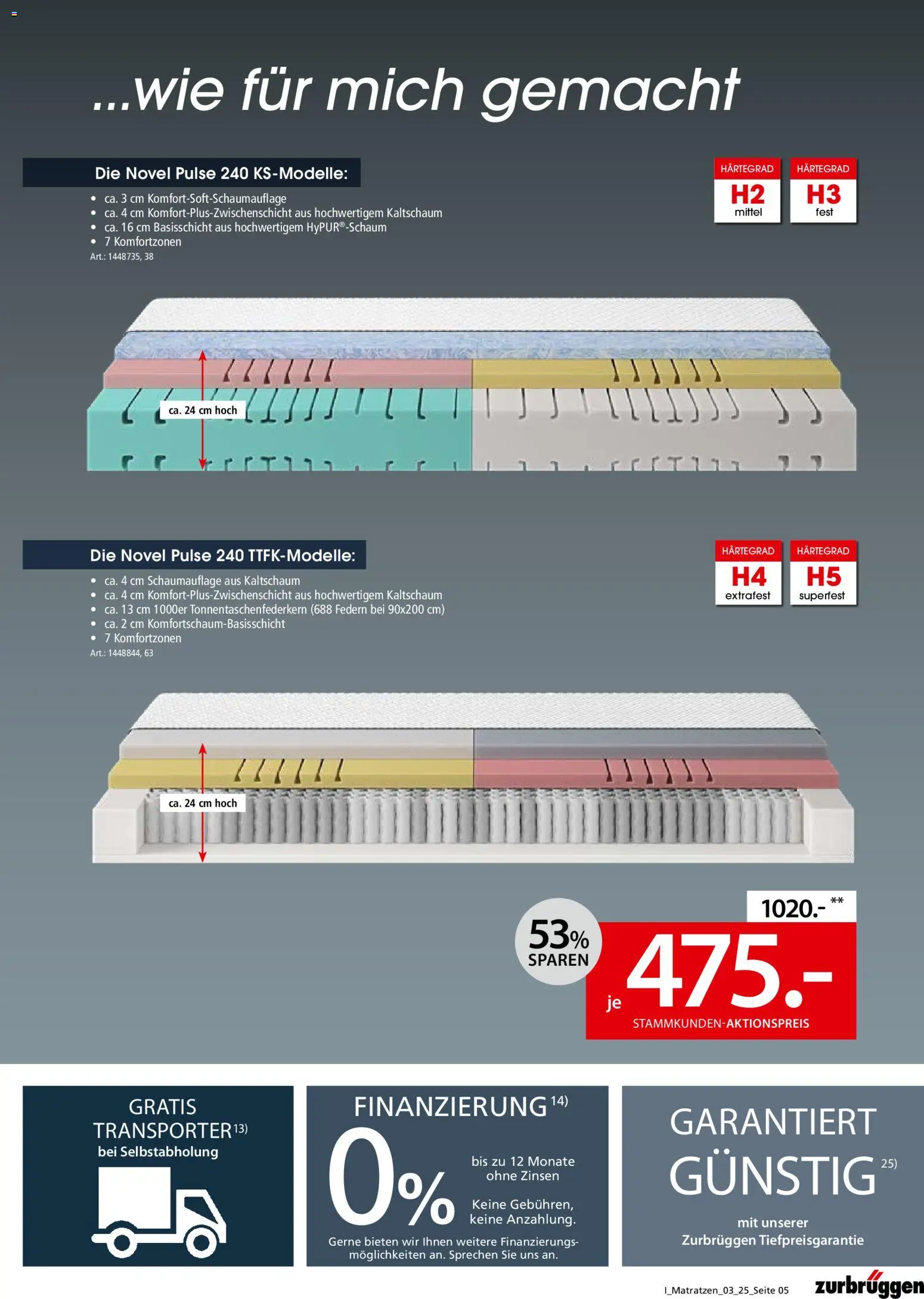 Zurbrüggen Matratzen-Spezial - Seite 5 - gültig ab 15.11.2025